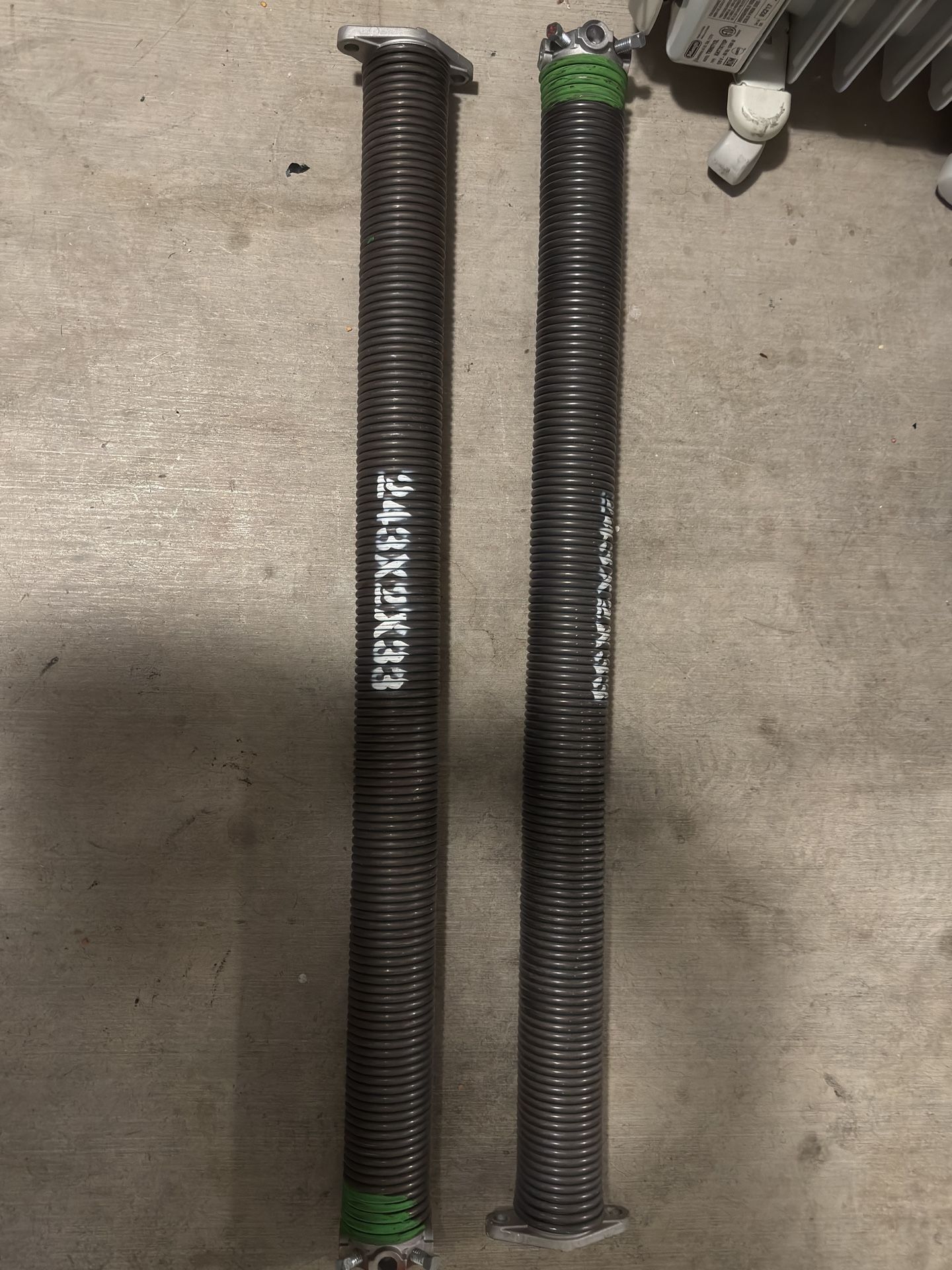 0.243 in. Wire x 2 in. D x 33 in. L Torsion Spring in Green Right & Left Wound for Sectional Garage Doors