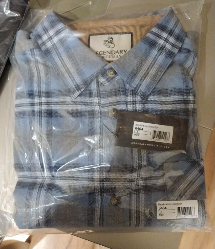 Legendary Whitetail - Men's Buck Camp Flannel Shirt *NWT*