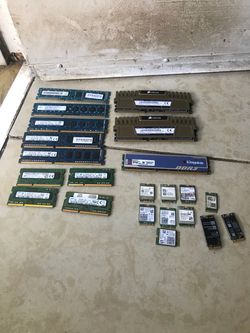 a lot of Ram and WiFi cards working condition