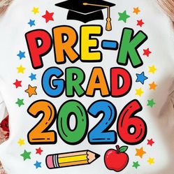 Pre-K Or kinder grad shirts