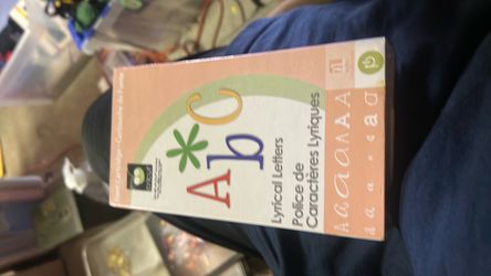 Cricut Lyrical Letters Font Cartridge