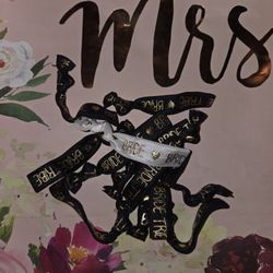 Bridal Wrist Bands, Count 33, 30 Balck 3 White 