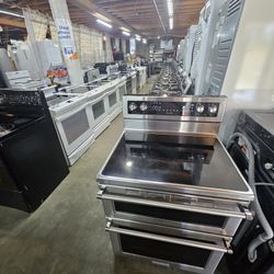 Blow Out Sale Warehouse Full Of Nice Lightly Used Refurbished Reconditioned Certified Washer Dryer Refrigerator Oven Stove Stackable Free Warranty 
