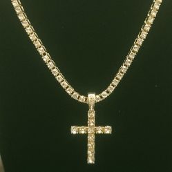 Tennis chain and pendent