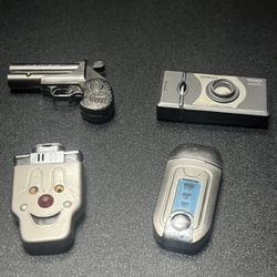 Broken Cool Shaped Torches Lot Of 4