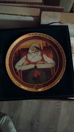Norman Rockwell plate collection