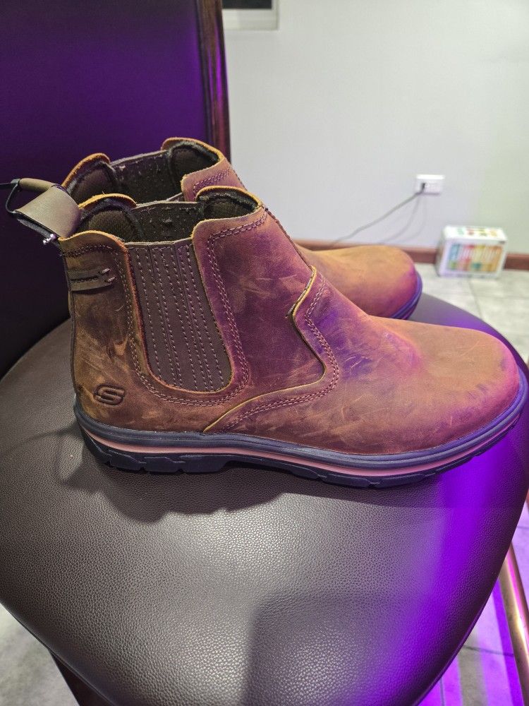 Skechers Work Boots Size 10.5 New