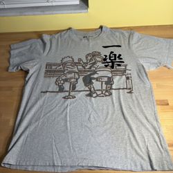 UNIQLO X Naruto Grey T-Shirt Size L