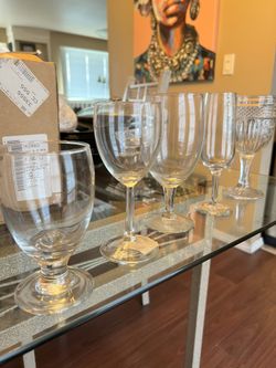 Wine And Champagne Glasses