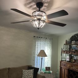 52 Inch Ceiling Fan With Crystals