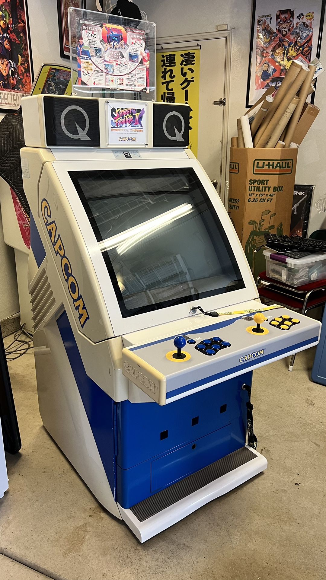 Capcom Q25 GrandAM Japanese Arcade Candy Cabinet Original for Sale