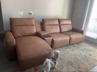 Modular rust sofa