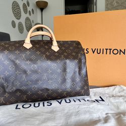 New Speedy 35 Louis Vuitton Monogram LV Bag