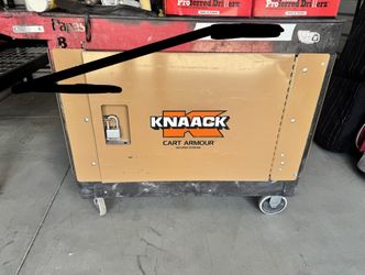 Rubbermaid Cart With Knaack Armor