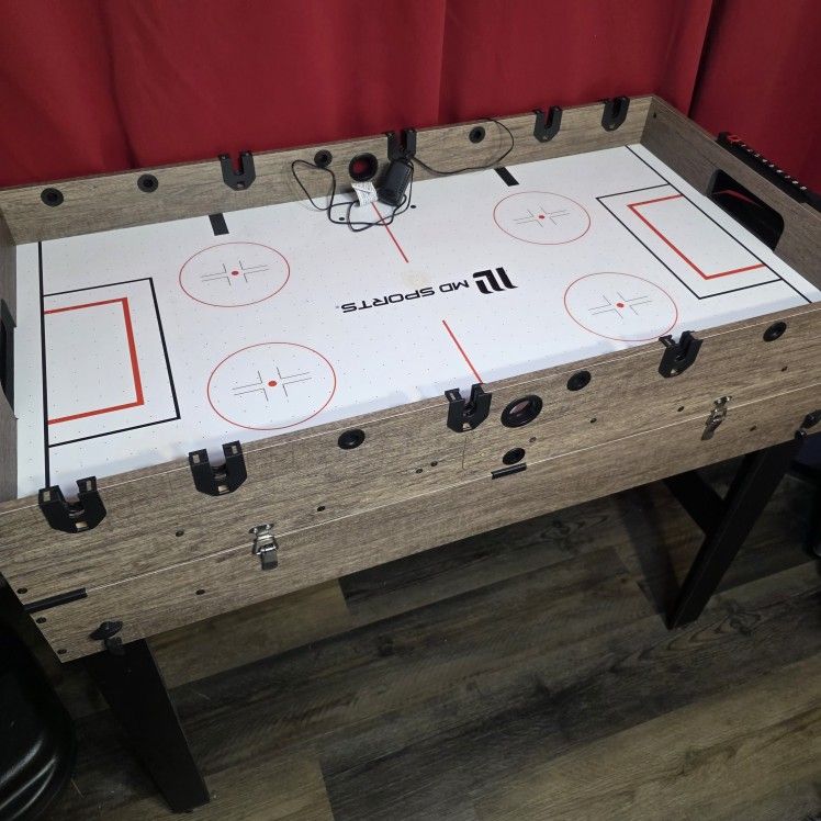 MD Sports 3in1 Air Hockey Pool Foosball Table