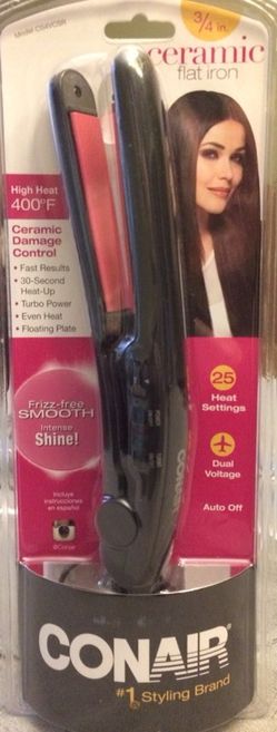 Conair 3/4 inch ceramic flat iron