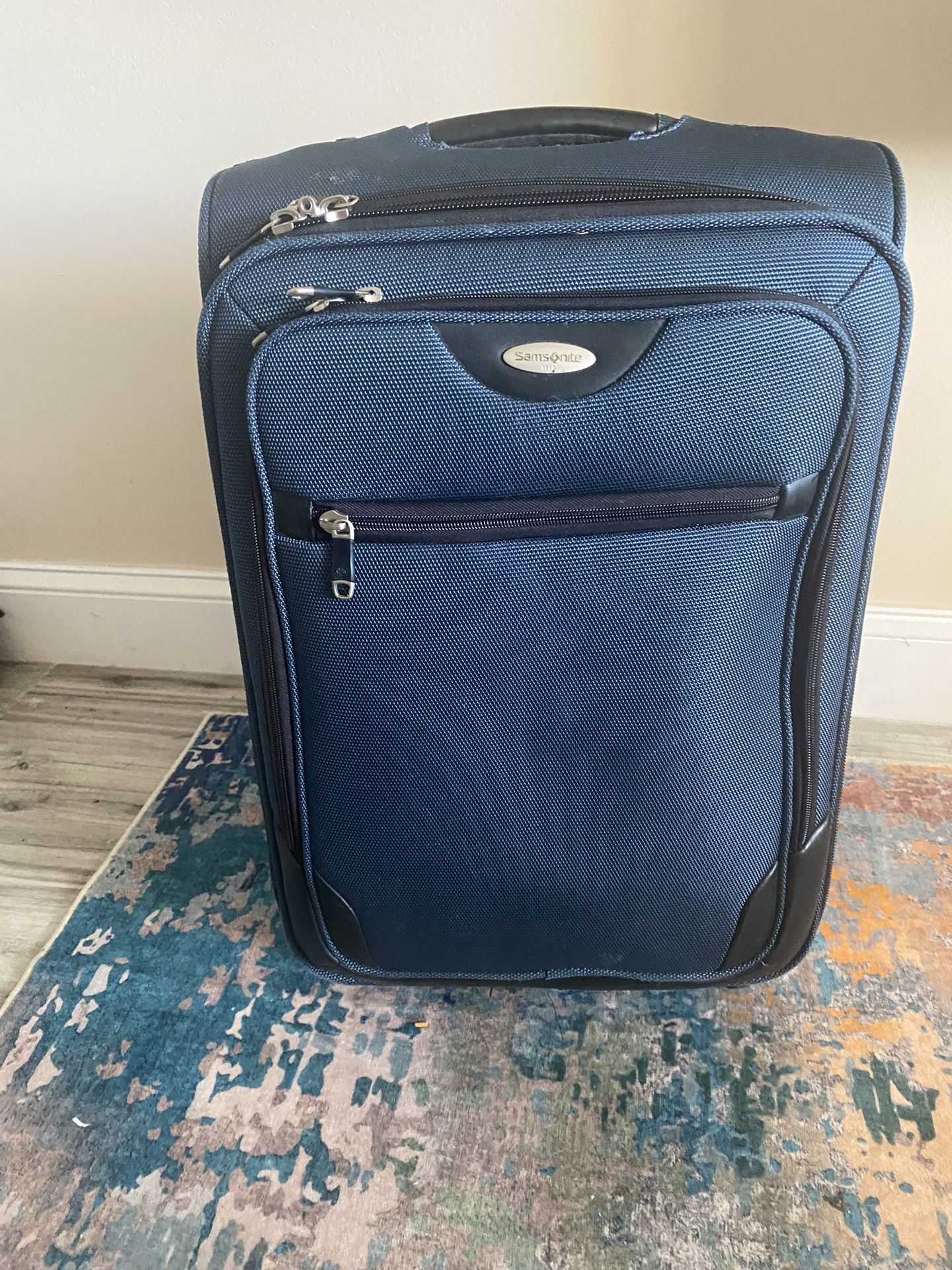 Samsonite Carry On - Navy Blue - Great Shape
