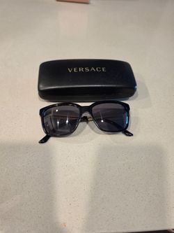 Versace Black Sunglasses with Case