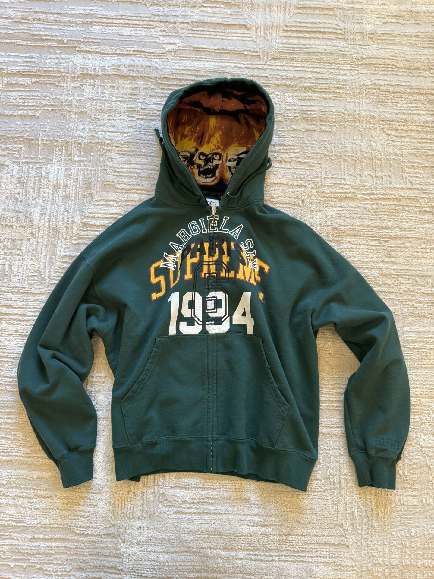 Maison Margiela Supreme Green Hoodie