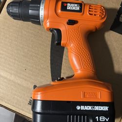 Black+Decker cordless drill