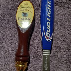 Bud Light Tap Handle. Yuengling Traditional Lager Tap Handle: