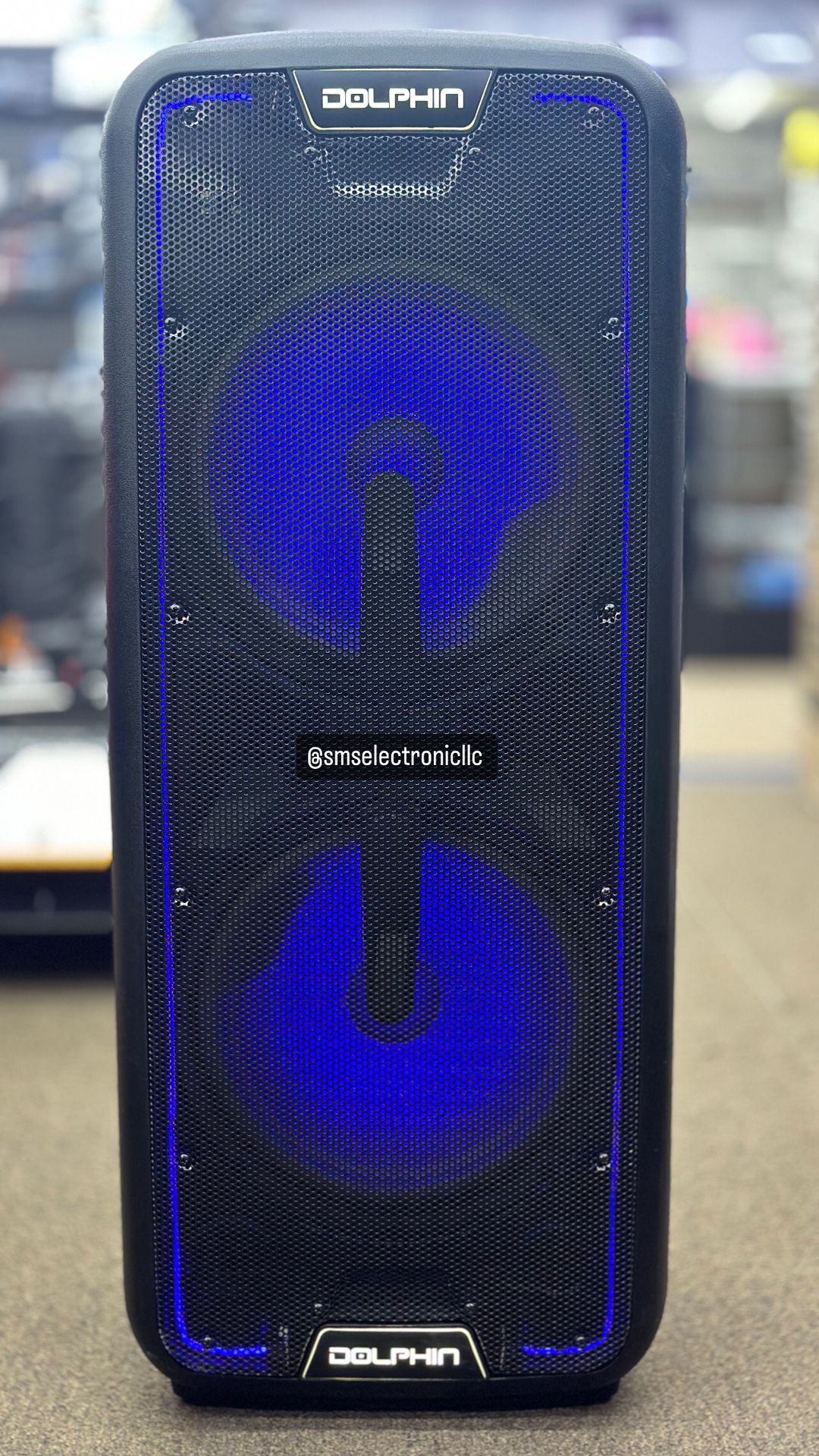 Bluetooth Speaker for Parties: Dual 12’’ with Neon LED Lights