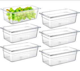 Polycarbonate Food Pans 6pk
