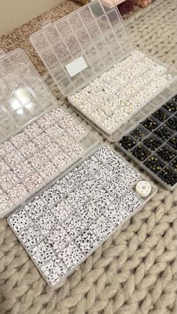 Letter beads
