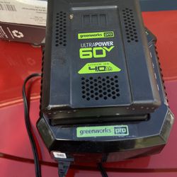 Green works 60v Battery And Charging Dock