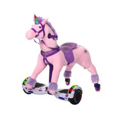 Powerpony Ride On Unicorn Hoverboard - Rideable Unicorn Ride On Toy for Girls