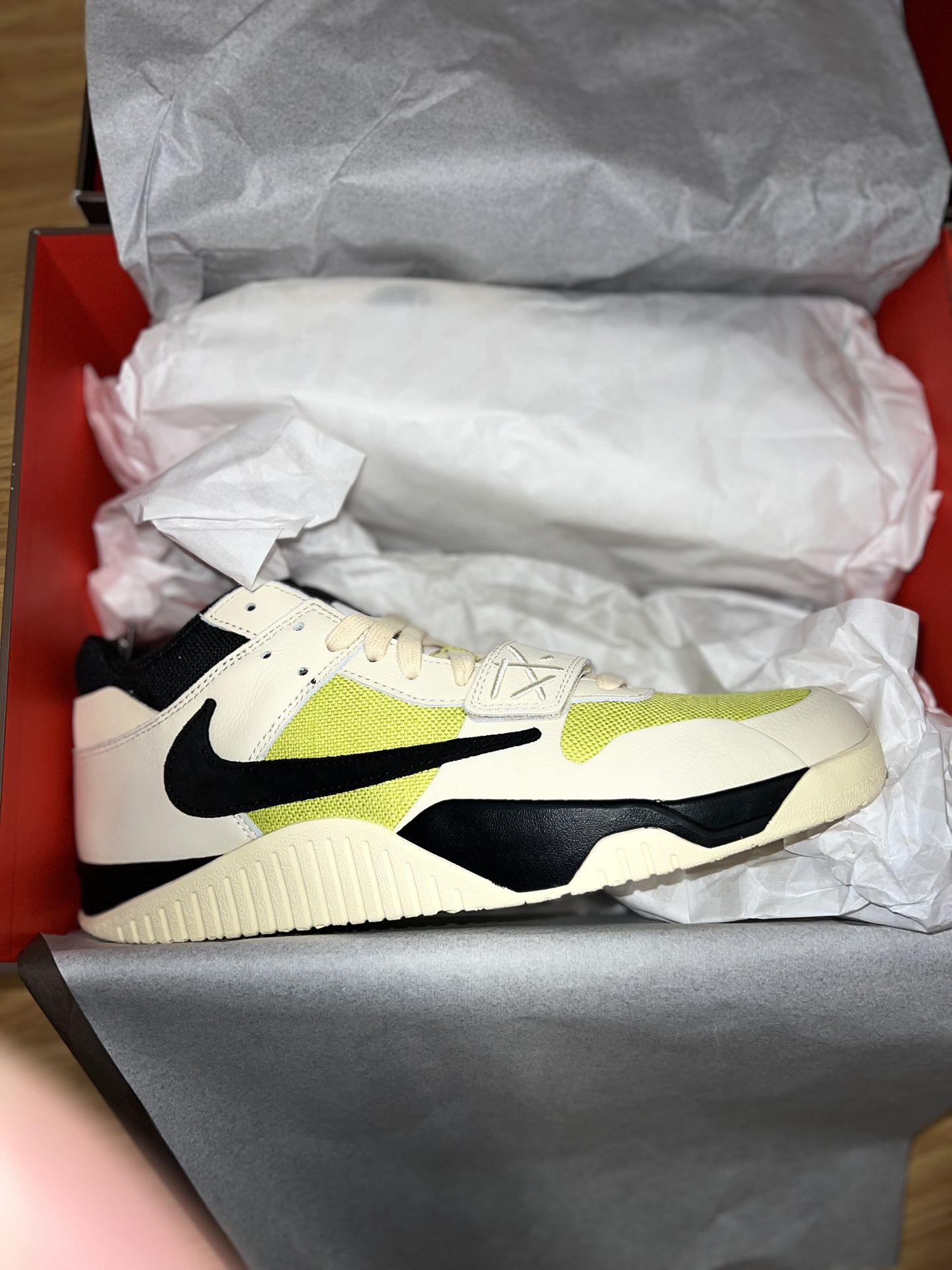 BRAND NEW NIKE JORDAN JUMPMAN JACK TR TRAVIS SCOTT BRIGHT CACTUS SIZE 13 $250