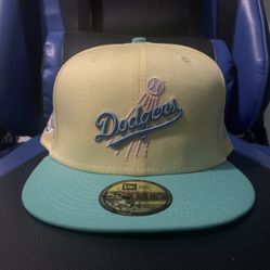 Los Angeles Dodgers 75th World Series 59FIFTY New Era Hat Size 7 7/8 Cap