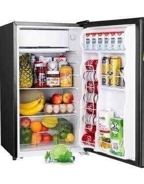 New Black Mini Fridge 