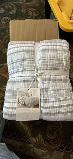 LEVTEX HOME Bondi Stripe Quilt Set Twin