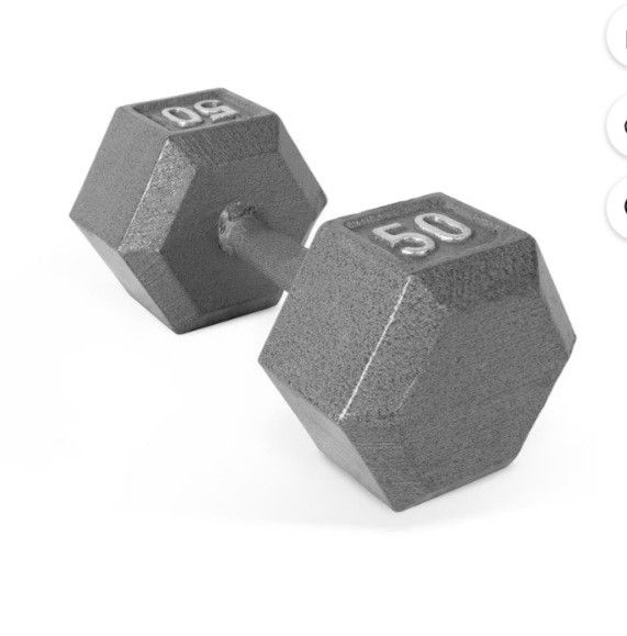 Pair Of 50 Pound Dumbbells
