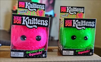 Nee Doh Knittens Squish Toys