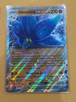 Glimmora EX Pokémon Card 123/197 Obsidian Flames