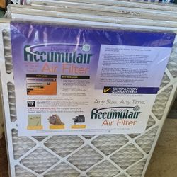 Diamond Accumulair Air Filters Merv 13 rating 19x22x1A...  
Lot of 6.