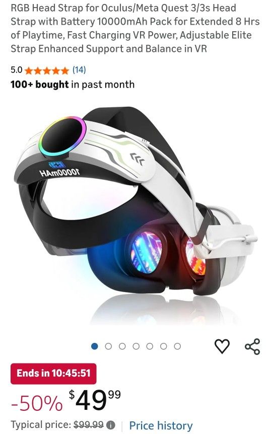 Head strap for Oculus/Meta Quest 3