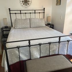 Iron Frame Queen Bed 