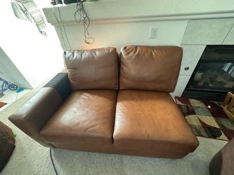 Leather Love Seat For for ($17)