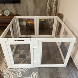 Clear Acrylic Plastic Dog Playpen Indoor   