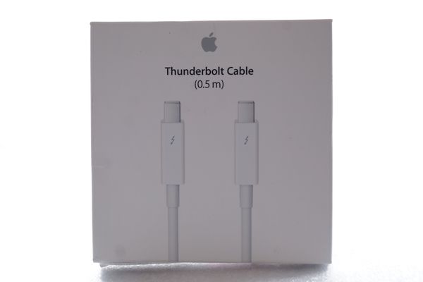 Genuine Apple Thunderbolt Cable 0.5m MD862LL//A Model A1410 NEW OEM