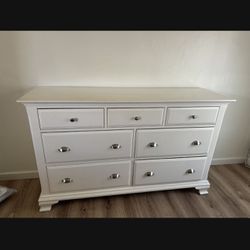 Large White Dresser 