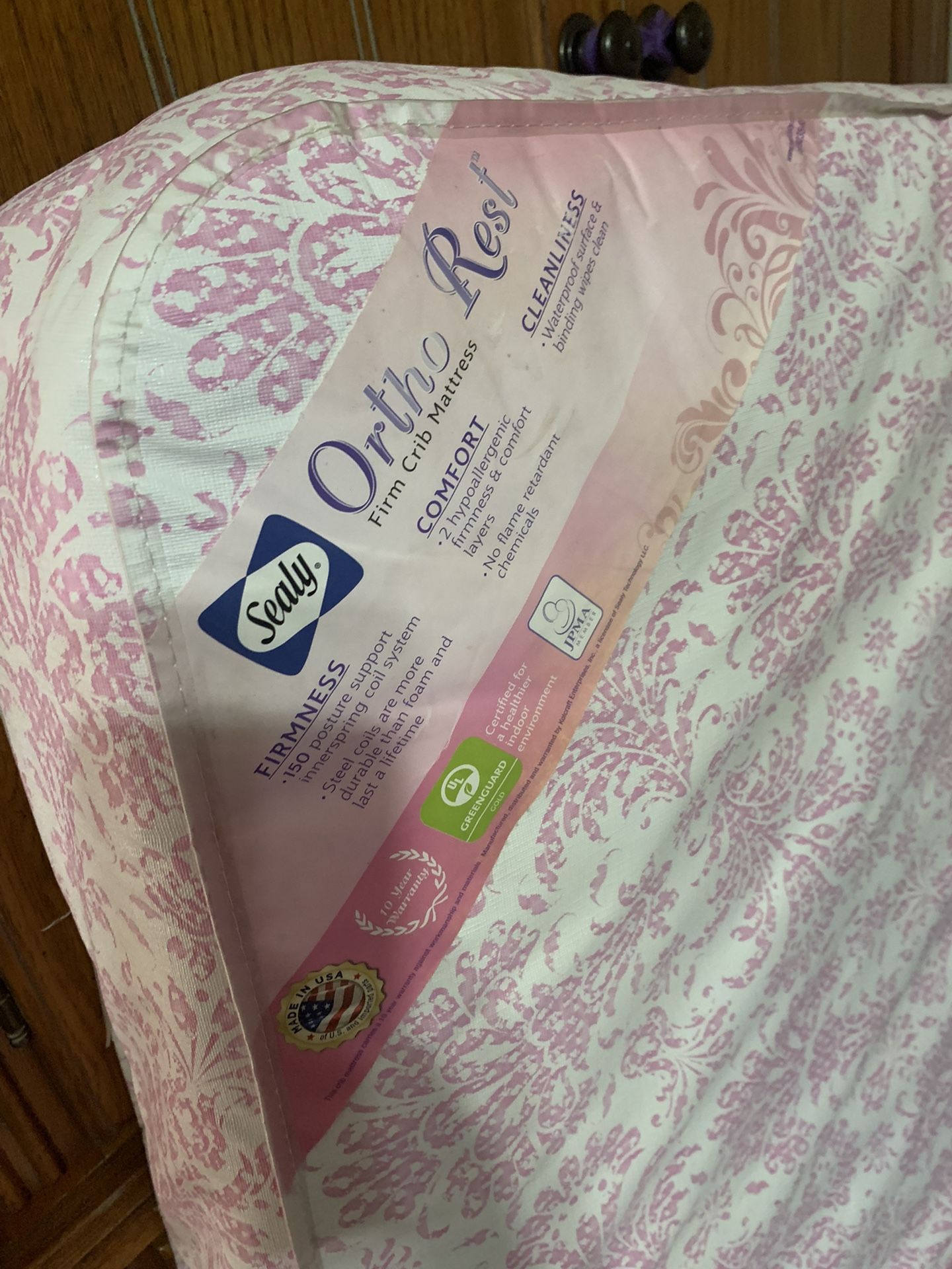Free Free Free Crib Mattress In Excellent Condition