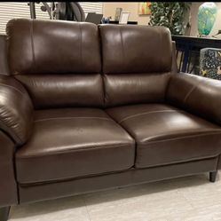 NEW Top Grain Love Seat & Chair