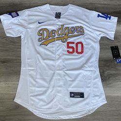 Mookie Betts Ring Ceremony Dodger Jersey