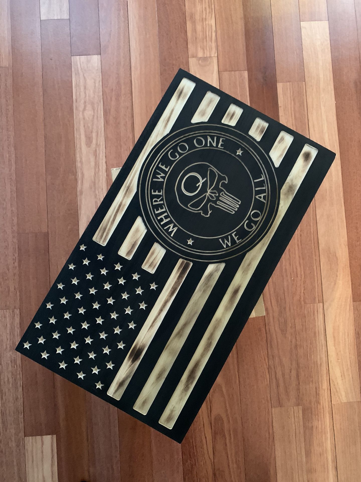 Custom Flag (QANON) WWG1WGA