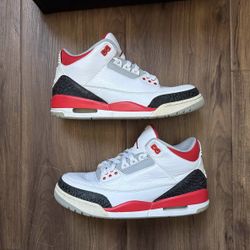 2013 Jordan 3 Fire Red Sz 10