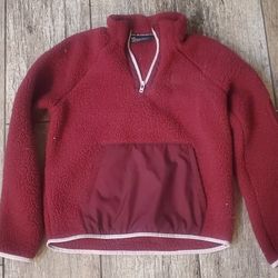 Womens Small Under Armor Fleece Pullover Jacket